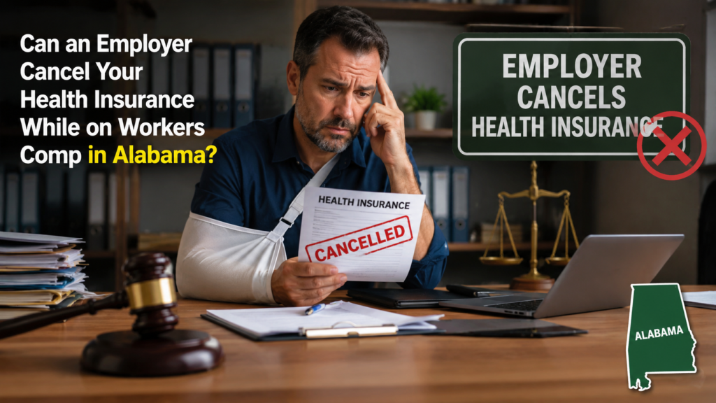 Can an Employer Cancel Your Health Insurance While on Workers Comp in Alabama